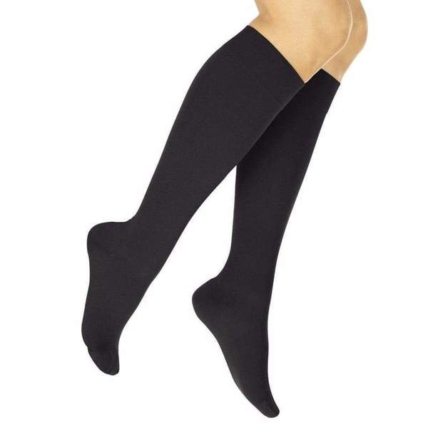 Vive Health Compression Stockings- Large Black, PR SUP2016BLKL